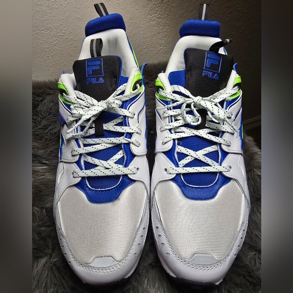 FILA Sandenal White Leather Lifestyle Men's Sneakers Shoes Big & Tall - Picture 15 of 16